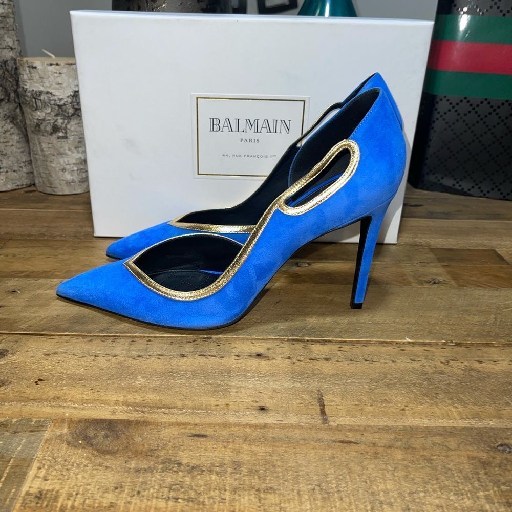 Balmain Miley Suede Pumps